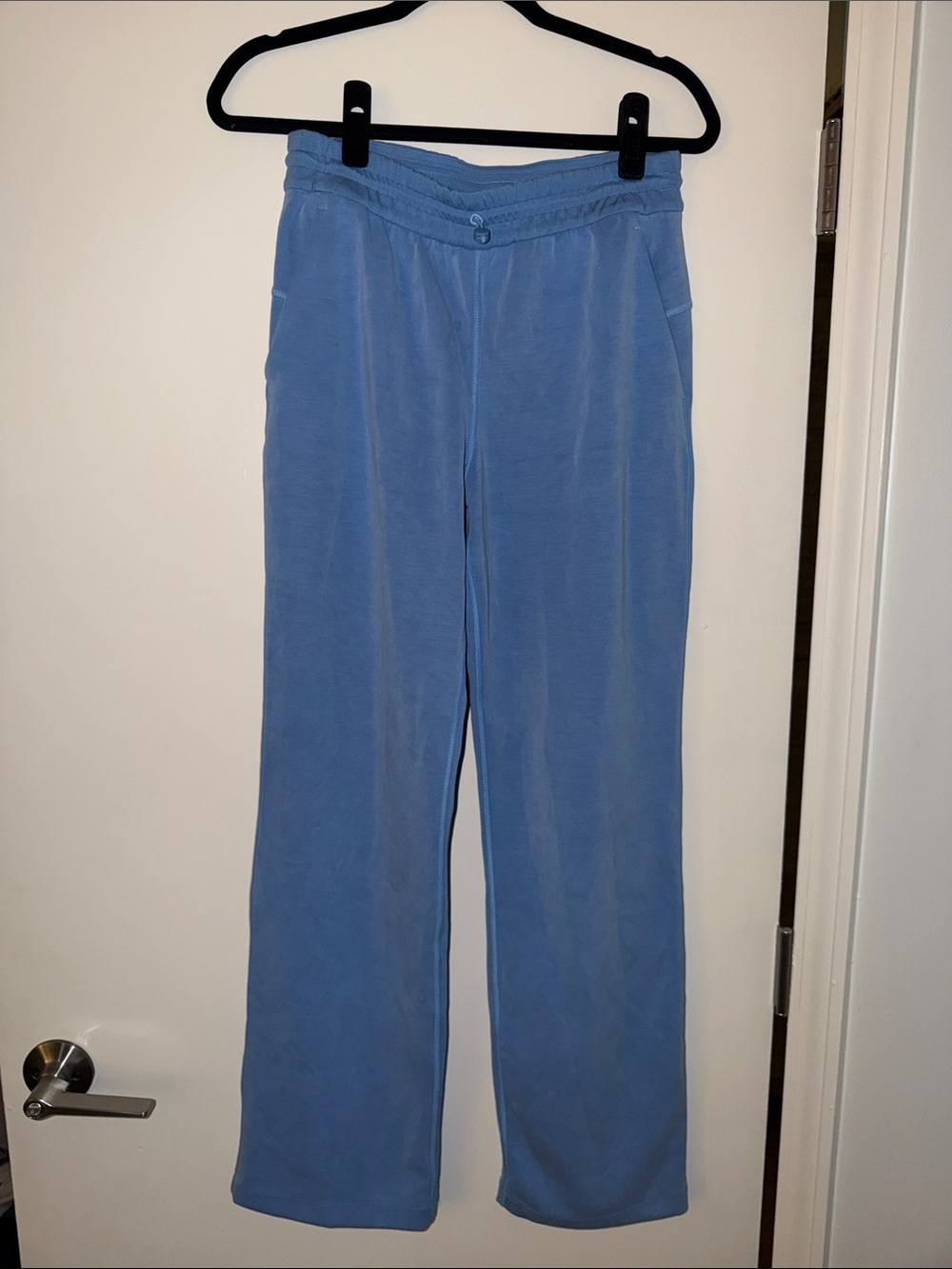 lululemon athletica Powder Blue Wide-Leg Track Pants, Soft-streme pant